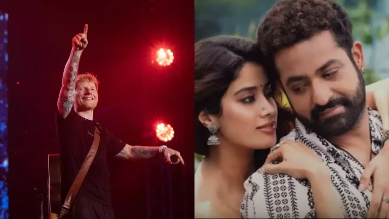 Jr NTR Applauds Ed Sheeran For Singing 'Chuttamalle' In Telugu During Bengaluru Concert