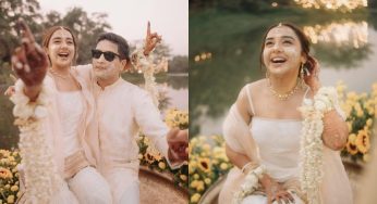 Prajakta Koli, Vrishank Khanal Share Sweet Moments From Their Haldi Ceremony