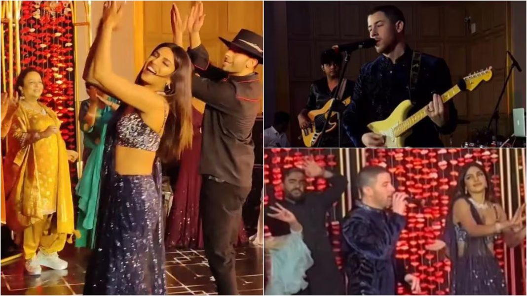 Nick Jonas, Priyanka Chopra Shine At Siddharth Chopra's Sangeet With Musical Performances And Dance