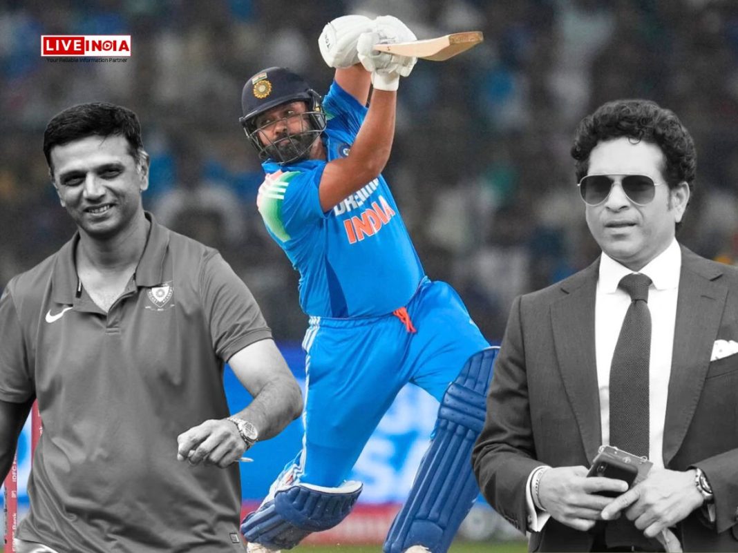 Rohit Sharma Enters ODI’s Top 10 Run-Getters, Surpasses Dravid and Tendulkar