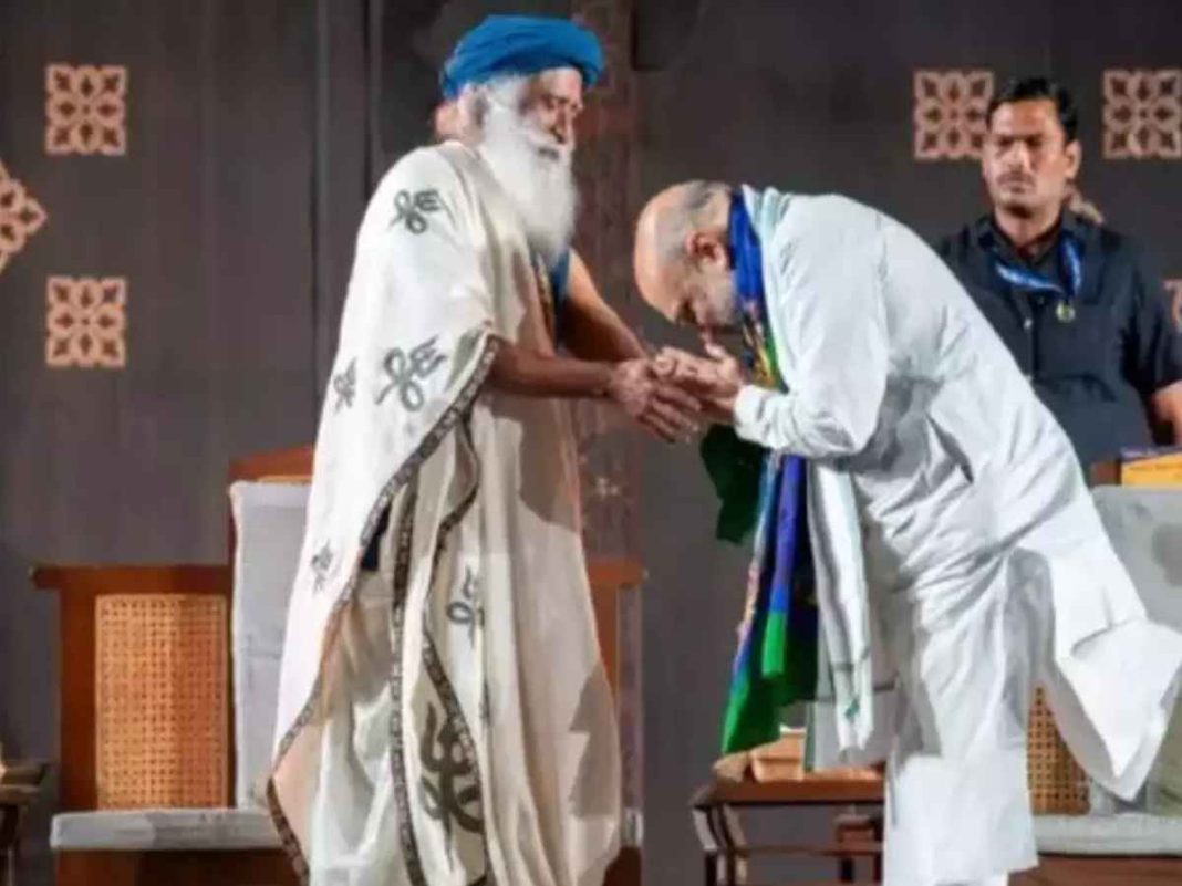 Sadhguru Compares Amit Shah With Sardar Patel During Shivratri Celebrations At Isha Foundation