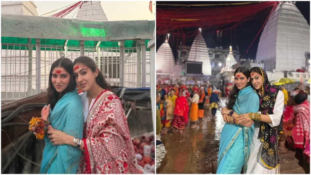 Sara Ali Khan Seeks Blessings At Baba Baidyanath Temple