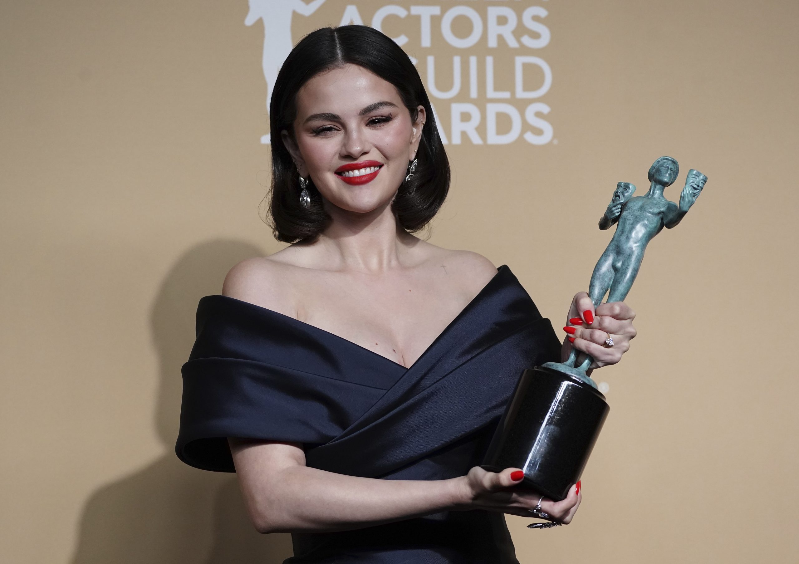 Selena Gomez Celebrates First SAG Award Win For 'Only Murders In The Building'