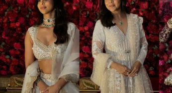 Suhana Khan, Gauri Khan Twin In Ivory Lehenga At Aadar Jain-Alekha Advani’s Wedding