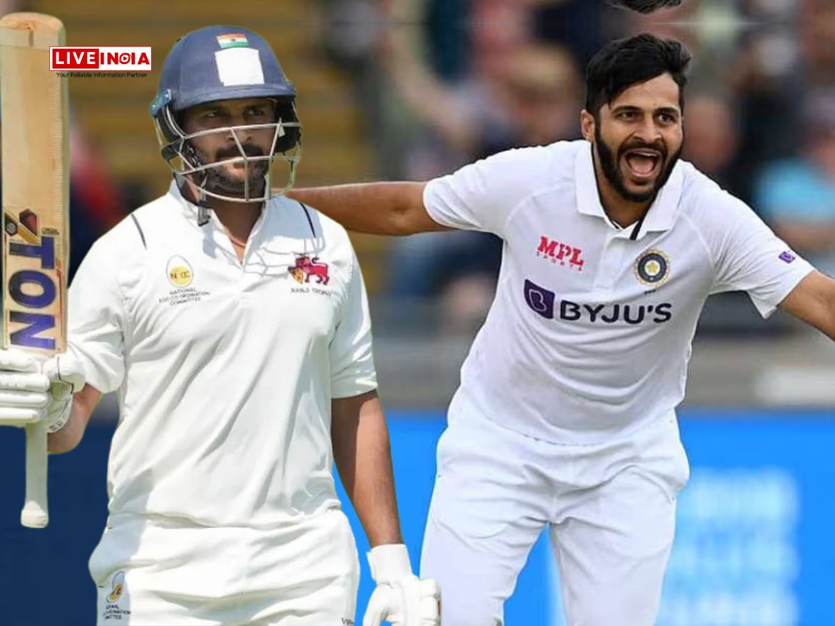 Shardul Thakur Shines as Mumbai Crushes Meghalaya by an Innings and 456 Runs in Ranji Trophy