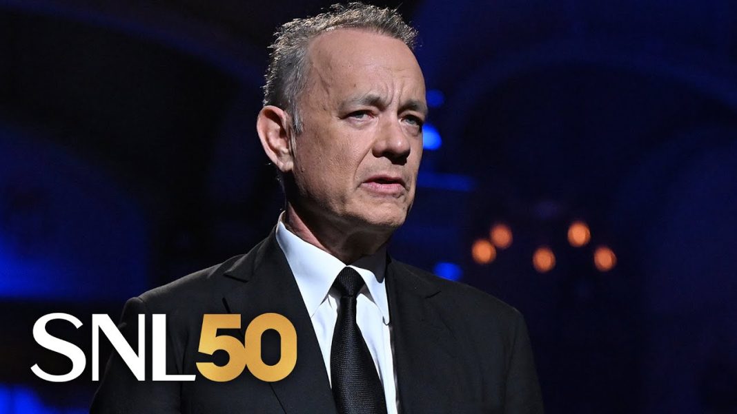 Tom Hanks Presents Satirical 