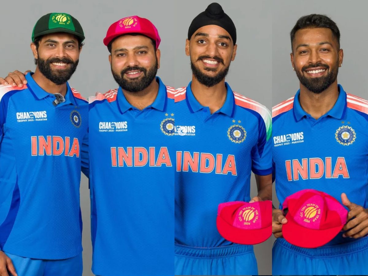 Champions Trophy: Team India Unveils Jersey Featuring Host Nation Pakistan’s Name