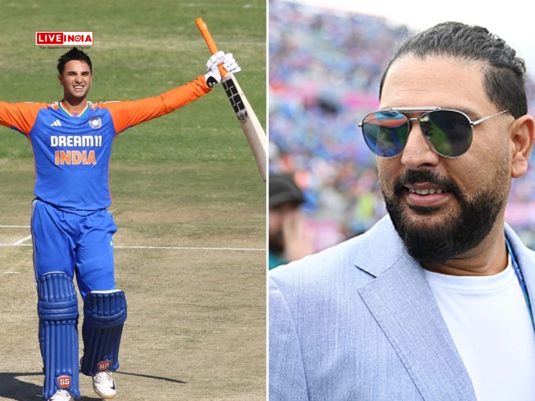 Abhishek Sharma Reacts with Humour to Yuvraj Singh’s Praise After Record Knock