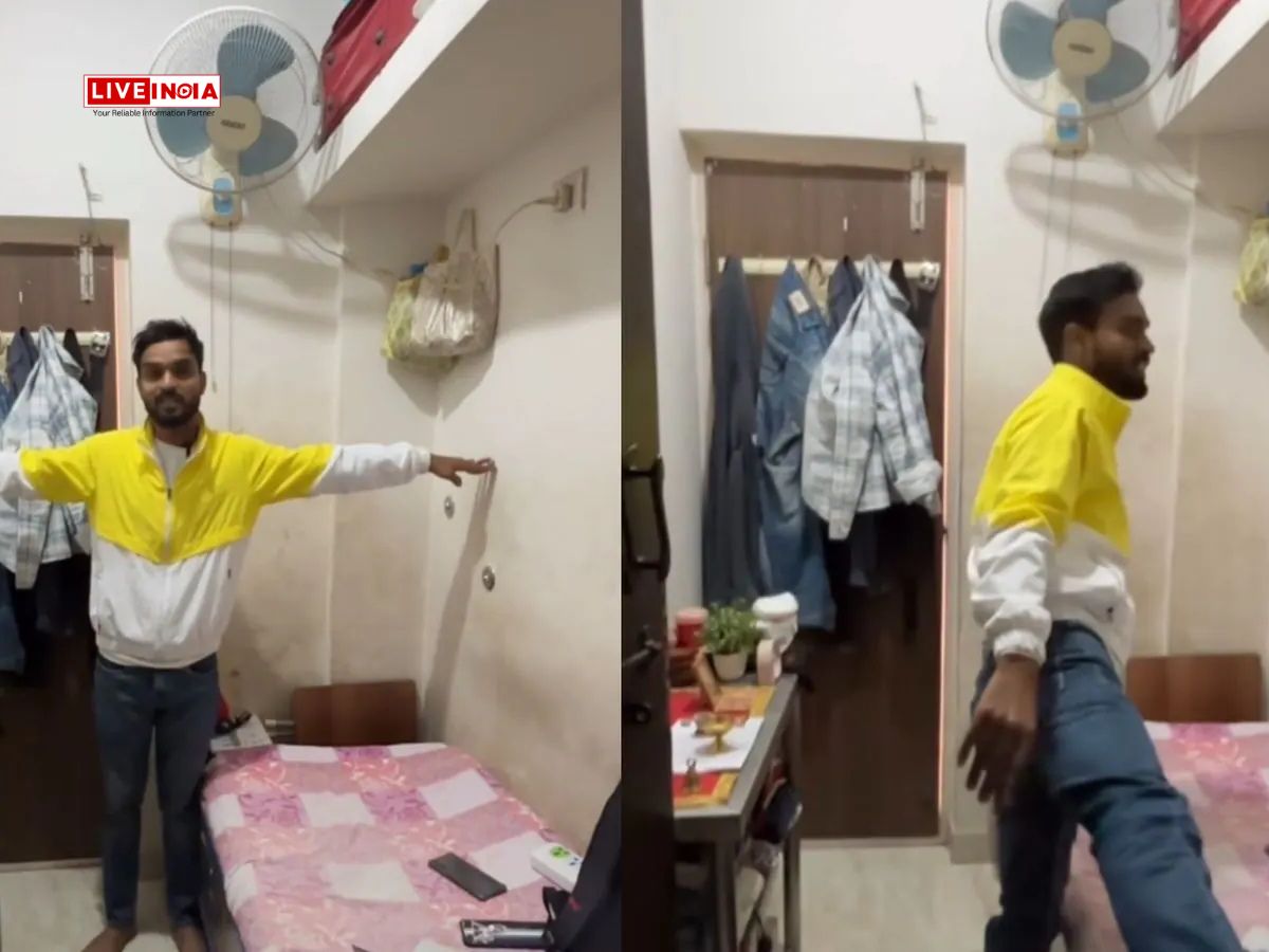 Claustrophobics might not want to see. Viral video of Bengaluru's ₹25,000 rent flat shocks internet