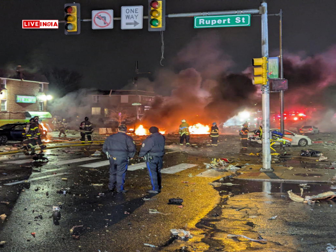 US Plane Crash Caught On House's Doorbell Camera, Residents Run In Panic