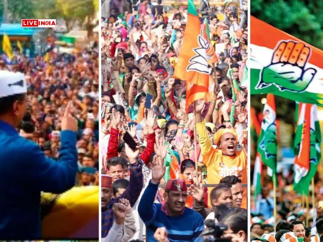 57.7% Voter Turnout in Delhi Polls by 5 PM: AAP Eyes Hat-Trick, BJP Fights for a Breakthrough