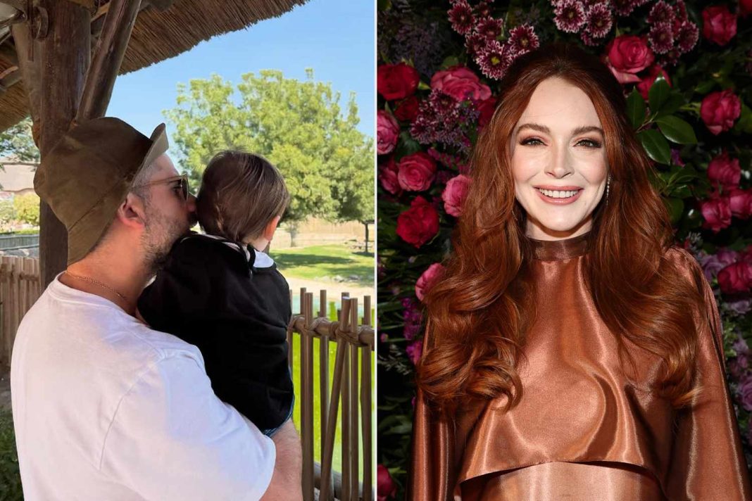 Lindsay Lohan Shares First Pic Of Son Luai At Zoo
