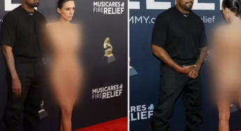 Kanye West Defends Bianca Censori’s Nude Grammy Look, Slams Event as “Boring”