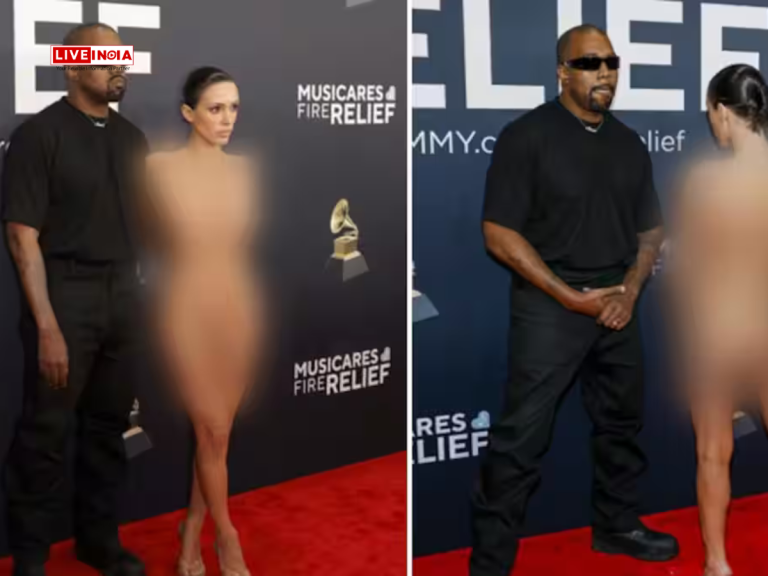 Kanye West Defends Bianca Censori’s Nude Grammy Look, Slams Event as “Boring”