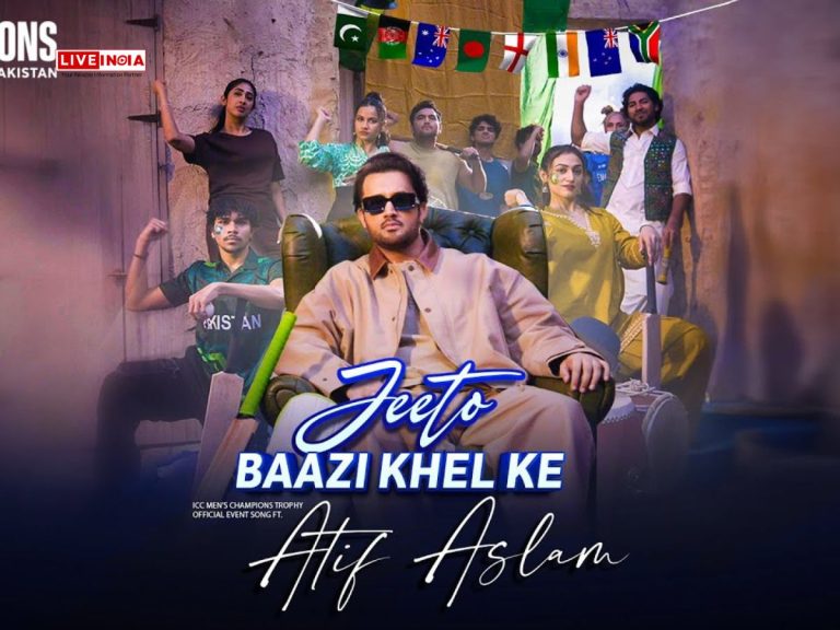 Atif Aslam Sings for Official Champions Trophy 2025 Song-Watch