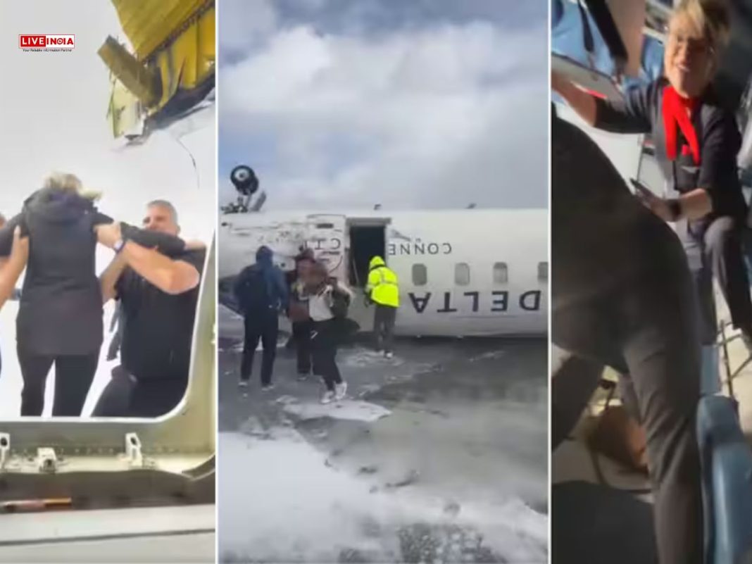 Passenger Captures Dramatic Rescue After Plane Crash in Canada: 18 Injured-Watch