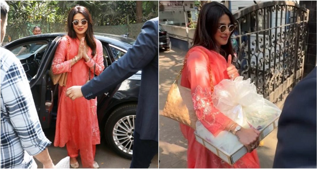 Priyanka Chopra Shines In Orange At Brother's Pre-Wedding Celebrations In Mumbai