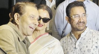 Rekha Shares Heartwarming Reunion With Dharmendra At ‘Loveyapa’ Screening
