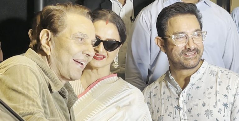 Rekha Shares Heartwarming Reunion With Dharmendra At 'Loveyapa' Screening
