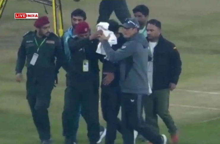 Rachin Ravindra’s Injury at Lahore Stadium Sparks Debate Over Floodlights