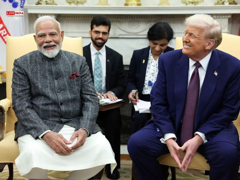 Trump Hails "Wonderful Trade Deals" As He Meets "Great Leader" PM Modi At White House