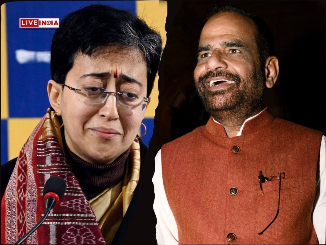 BJP’s Ramesh Bidhuri Accuses Atishi of Hooliganism Amid Delhi Polls