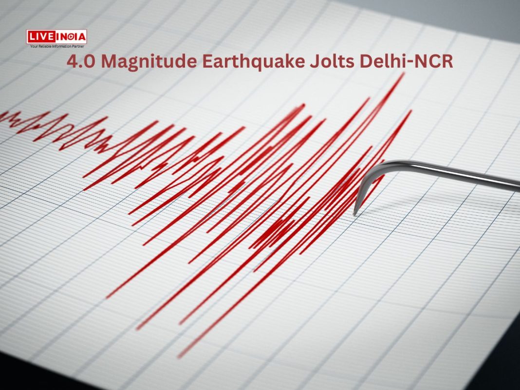 4.0 Magnitude Earthquake Jolts Delhi-NCR, Residents Rush Out in Panic