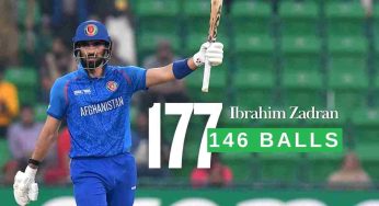 “That 177 Is a Special Moment for Me” – Ibrahim Zadran on Afghanistan’s Historic Win Over England