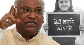 “Rs 455 Crore Missing from ‘Beti Bachao, Beti Padhao’ – Where Did the Money Go?” – Kharge Slams Modi Government