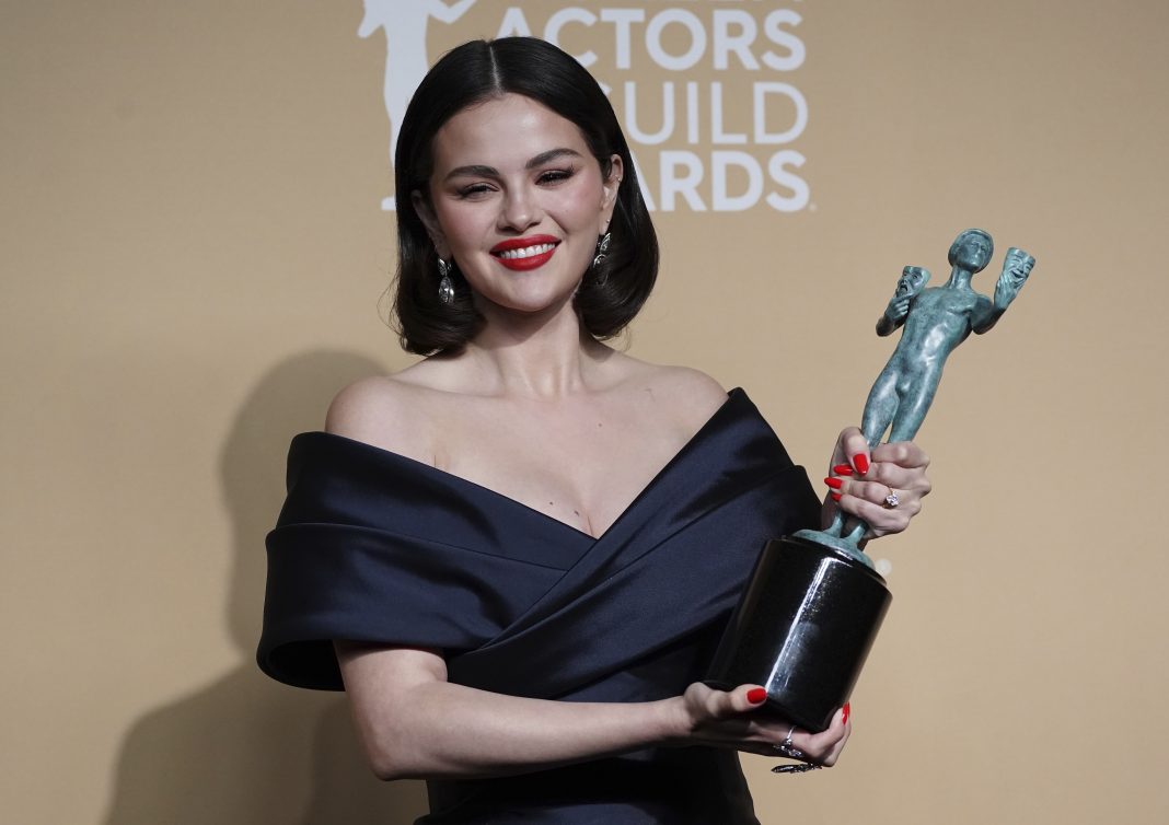 Selena Gomez Celebrates First SAG Award Win For 'Only Murders In The Building'