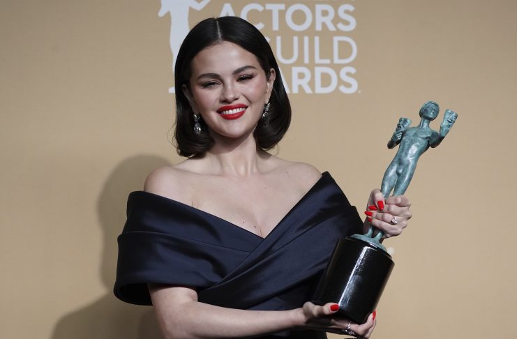 Selena Gomez Celebrates First SAG Award Win For 'Only Murders In The Building'