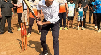 British Ex-PM Rishi Sunak, in Mumbai; Plays Tennis Ball Cricket