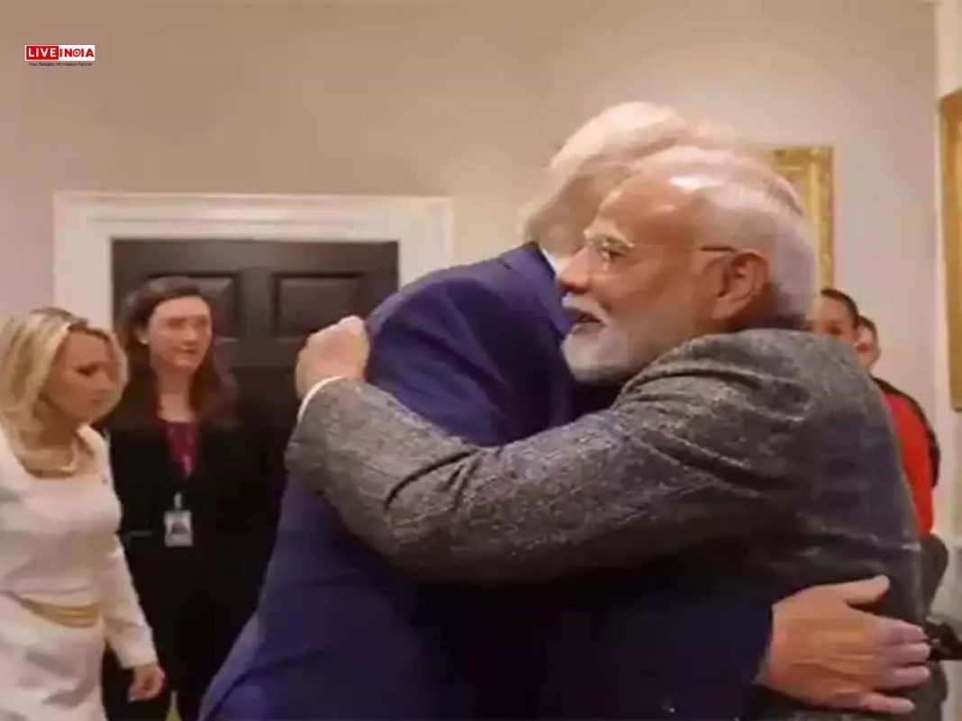 Trump Welcomes PM Modi With A Hug, Says 