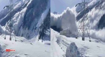 Massive Avalanche Strikes Sonmarg, No Casualties Reported