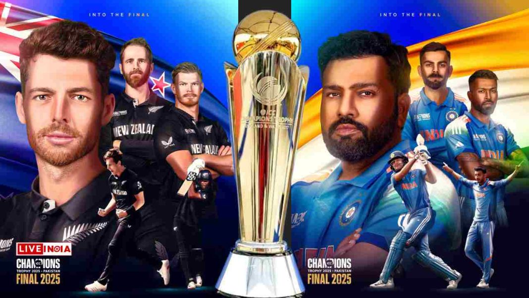 India vs New Zealand – Match Officials Announced for ICC Champions Trophy 2025 Final
