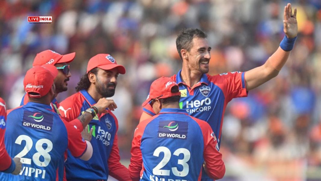 IPL 2025: DC vs SRH Result – Mitchell Starc’s Fifer & Faf’s Firepower Sink SRH