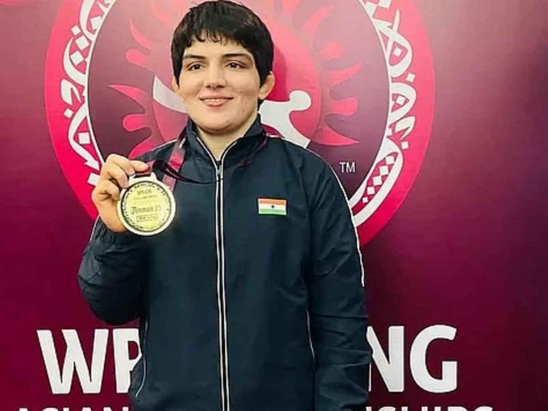 Asian Wrestling C'ships 2025: Manisha Bhanwala Wins Gold, Antim Panghal Bags Bronze