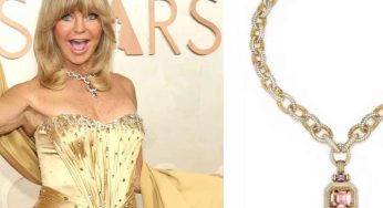 Goldie Hawn Stuns In Sabyasachi Necklace At Oscars Party