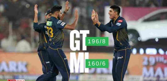 Gujarat Titans Extend Dominance Over MI at Home with 36-Run Win in IPL 2025