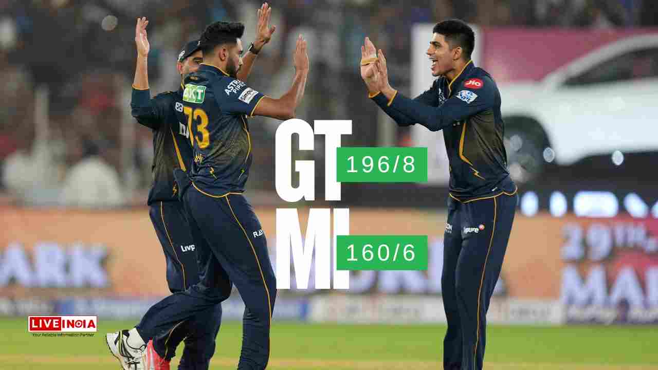 Gujarat Titans Extend Dominance Over MI at Home with 36-Run Win in IPL 2025