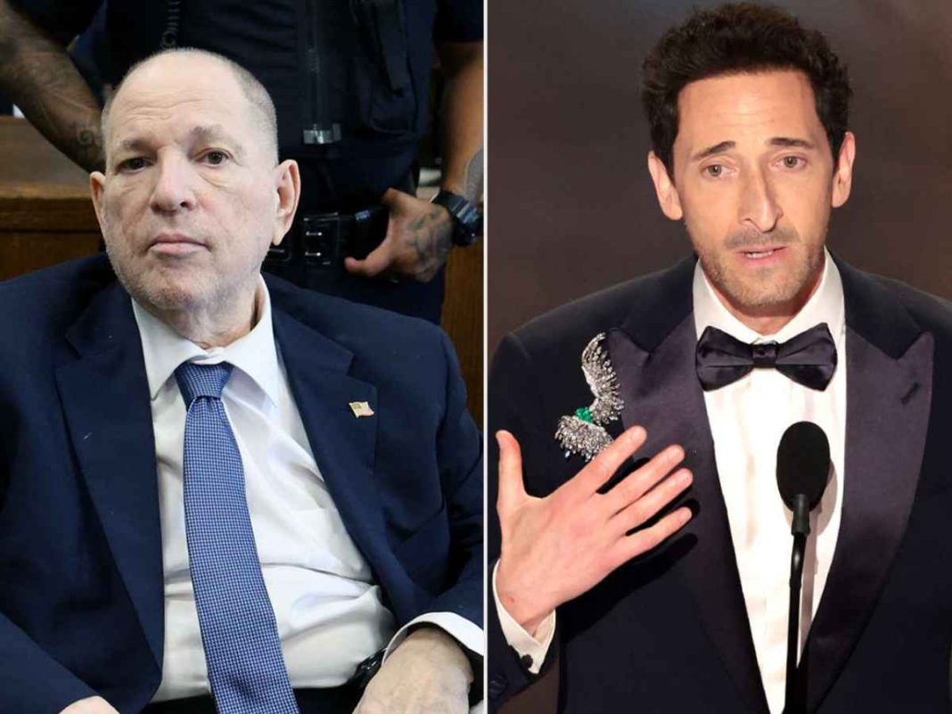 Harvey Weinstein Reacts To Adrien Brody's Oscars Speech And Shoutout To His Children