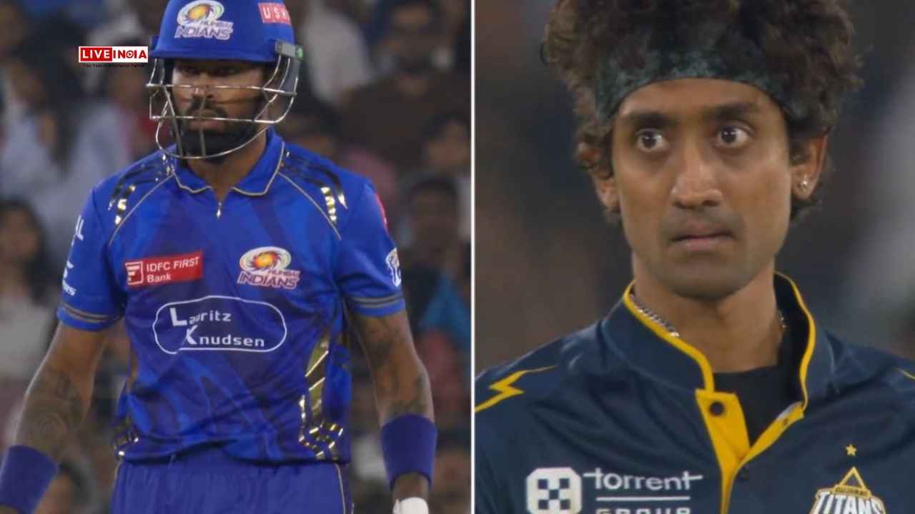 F* Off": Hardik Pandya in Heated Staredown with GT’s R Sai Kishore During IPL 2025 Match