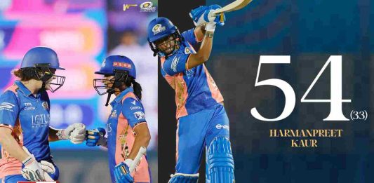 Harmanpreet Kaur Shines as Mumbai Indians Edge Past Gujarat Giants in WPL Thriller