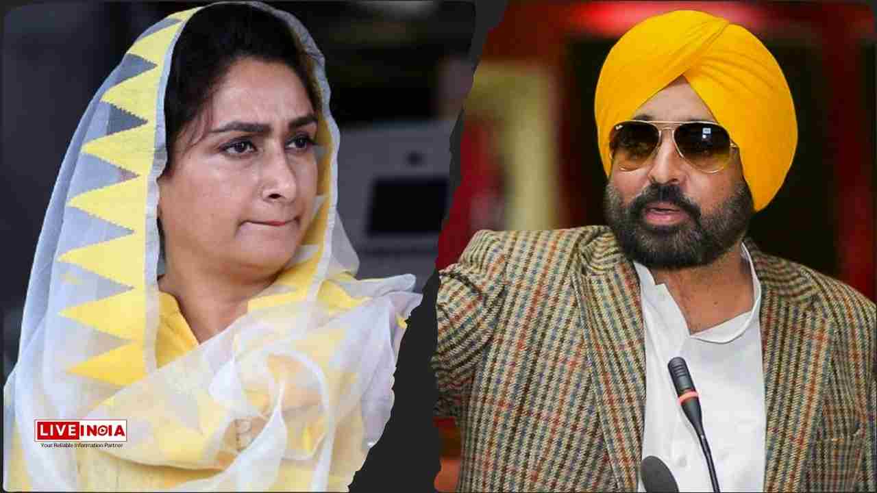 "Is He a CM or a Gangster?" – Harsimrat Kaur Badal Slams Punjab CM Over Farmer Protests