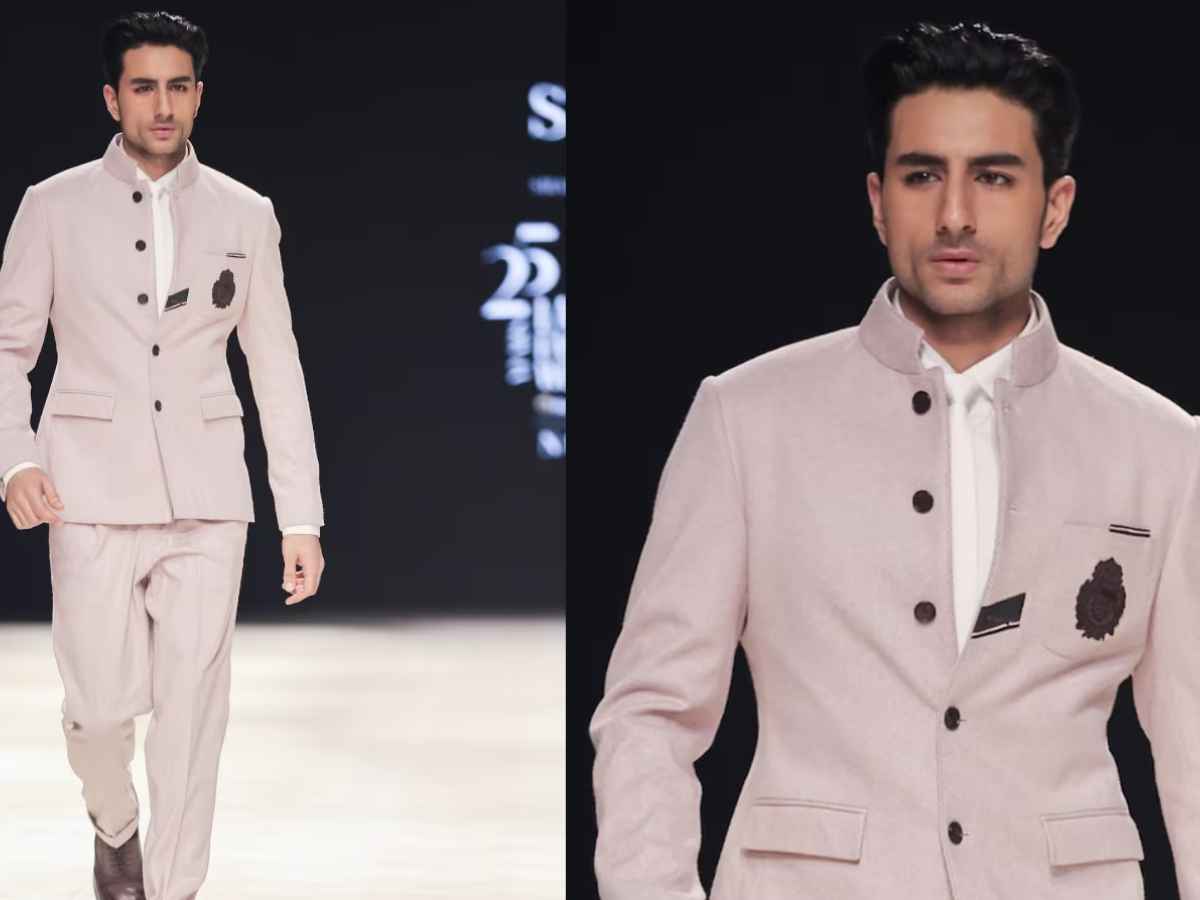Ibrahim Ali Khan Steals The Spotlight As Showstopper At Lakme Fashion Week x FDCI 2025