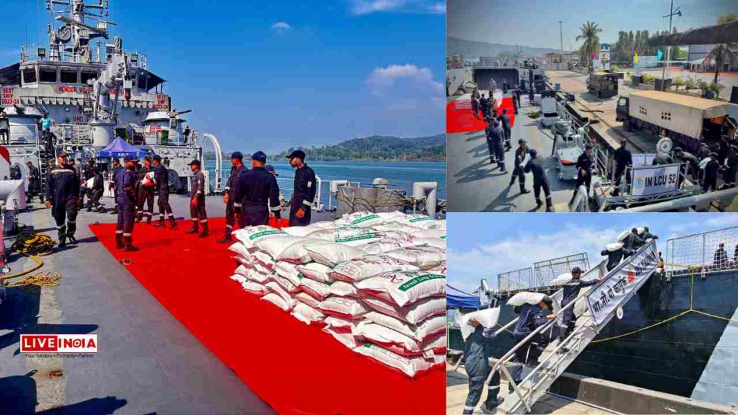 Operation Brahma: Indian Navy Dispatches More Relief Ships to Earthquake-Hit Myanmar