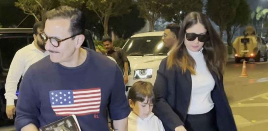 Kareena Kapoor, Saif Ali Khan Set Fashion Goals At Mumbai Airport Ahead Of Holi Celebrations
