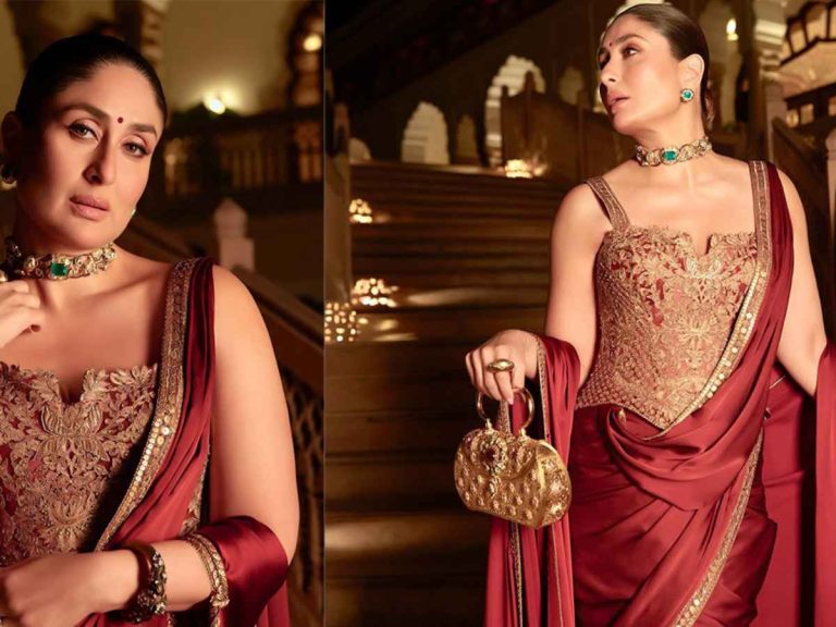 Kareena Kapoor Khan Dazzles In Red & Gold At IIFA Digital Awards 2025