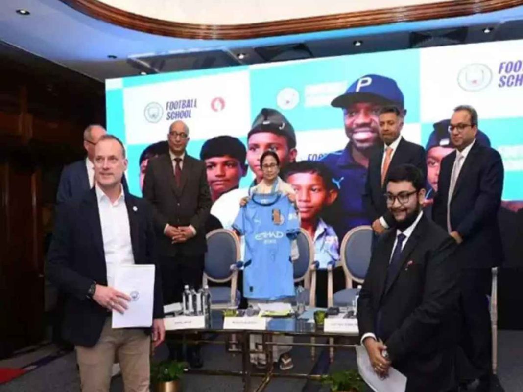 Mamata Banerjee Announces Manchester City’s MoU To Set Up Sports School In Bengal