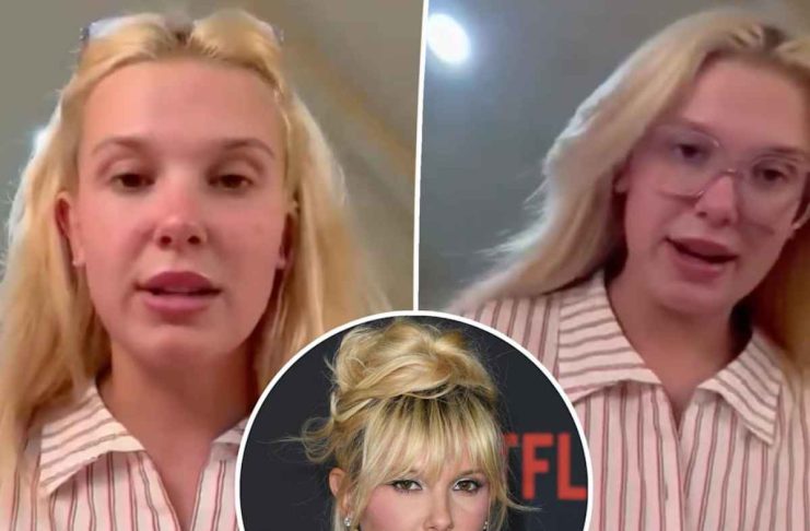 Millie Bobby Brown Embraces Makeup-Free Look Amid Criticism Over Blonde Hair